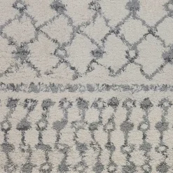 Gray Diamond Area Rug, 8x10