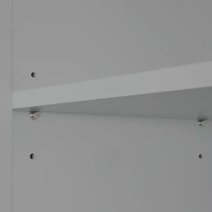 Gray 2-Door Floor Cabinet