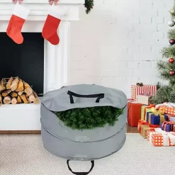 Gray Double Wreath Storage Bag