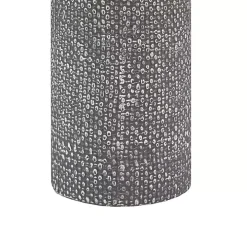 Gray Embossed Ceramic Bayard Table Lamp