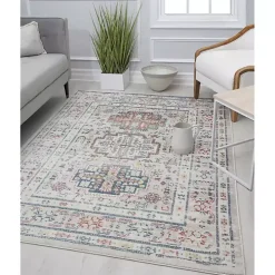 Gray Flaxen Sundara Gabriel Area Rug, 5x7