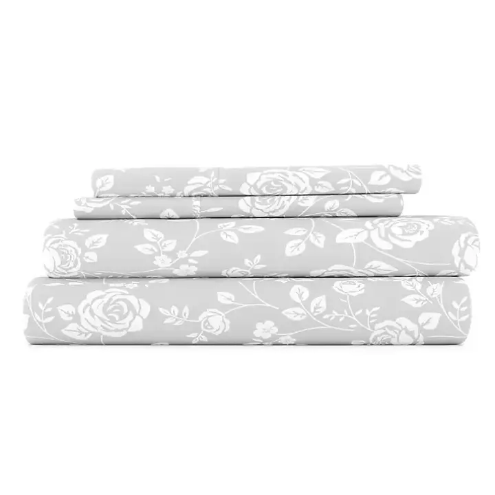 Gray Garden 4-pc. Full Sheet Set