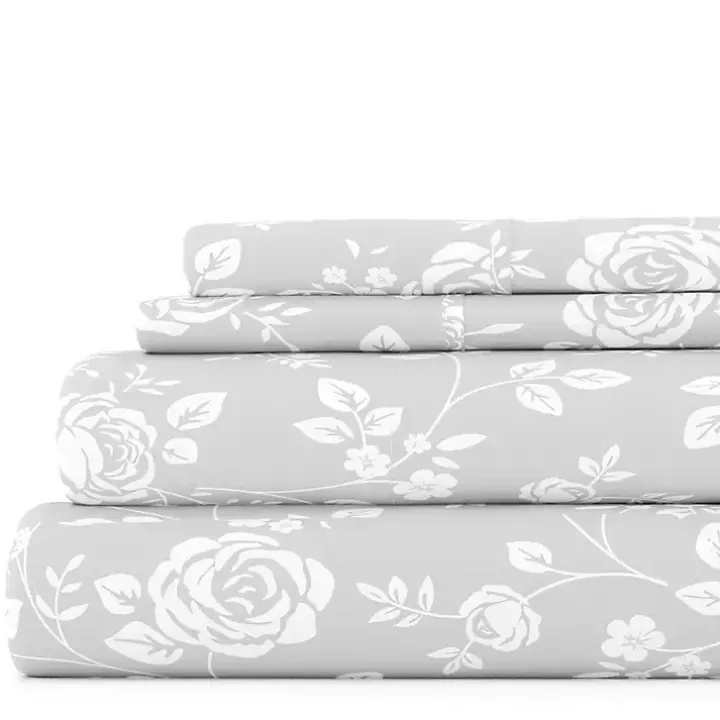 Gray Garden 4-pc. Full Sheet Set
