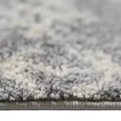 Gray Geometric Area Rug, 8x10