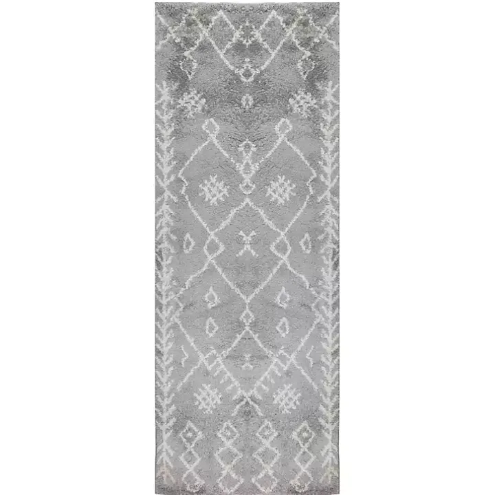 Gray Geometric Runner