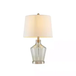Gray Glass Bold Table Lamps, Set of 2
