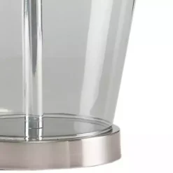 Gray Glass Bold Table Lamps, Set of 2