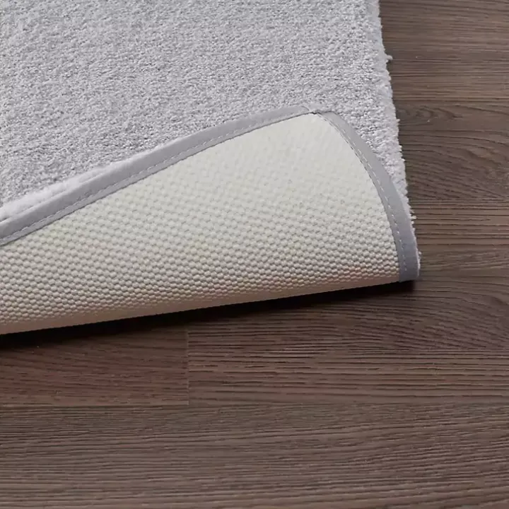Gray High Pile Marshmallow Bath Mat, 30 in.