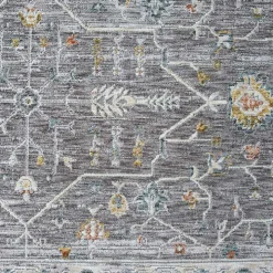 Gray Ivory Accent Rug, 2x3