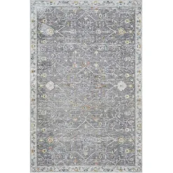 Gray Ivory Area Rug, 7x9