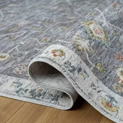 Gray Ivory Area Rug, 7x9