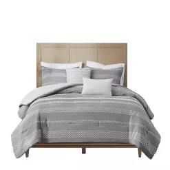 Gray Jacquard 5-pc. Full/Queen Comforter Set