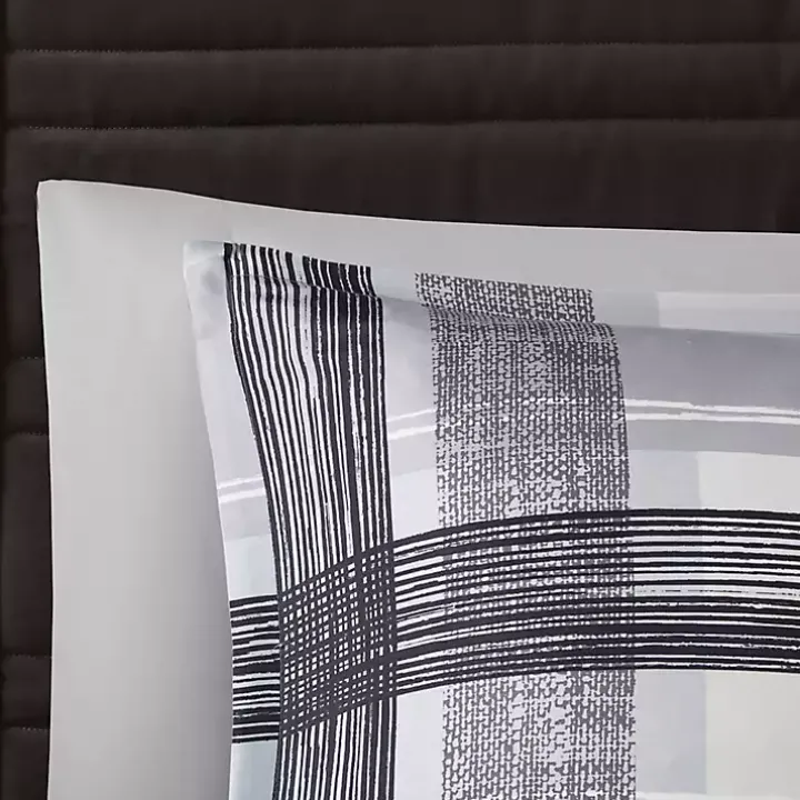 Gray Jax Plaid 5-pc. Full/Queen Comforter Set