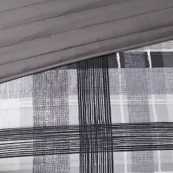 Gray Jax Plaid 5-pc. Full/Queen Comforter Set