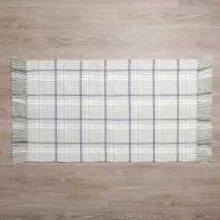 Gray Jesse Plaid Scatter Rug