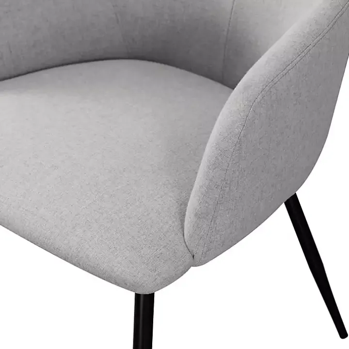 Gray Lily Upholstered Dining Chairs, Set of 2