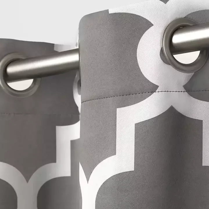 Gray Maxwell Blackout Curtain Panel Set, 84 in.