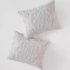 Gray Medallion California King 3-pc. Comforter Set