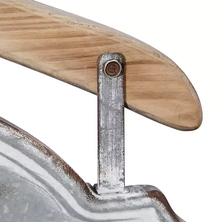 Gray Metal Laundry Room Wall Plaque