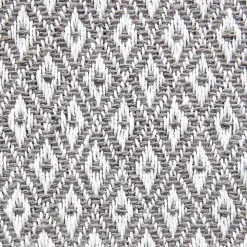 Gray Mini Diamond Fringe End Table Runner, 108 in.
