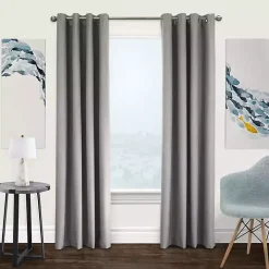 Gray Newberry Blackout Curtain Panel, 84 in.