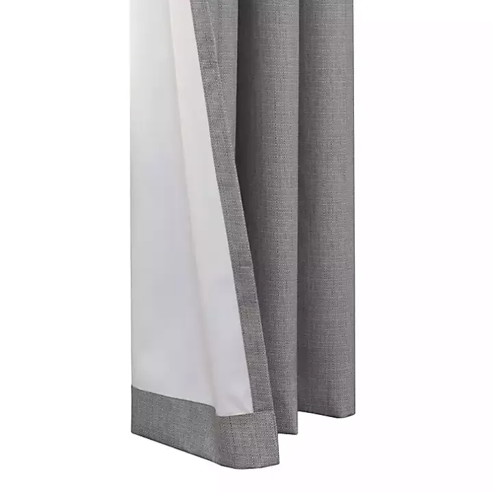 Gray Newberry Blackout Curtain Panel, 84 in.
