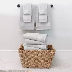 Gray 6-pc. Essential Cotton Bath Towels
