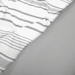 Gray Pintuck Stripe Full/Queen 5-pc. Comforter Set