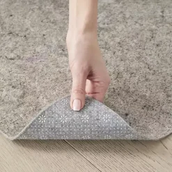 Gray Reversible Non-Slip Rug Pad, 3x5