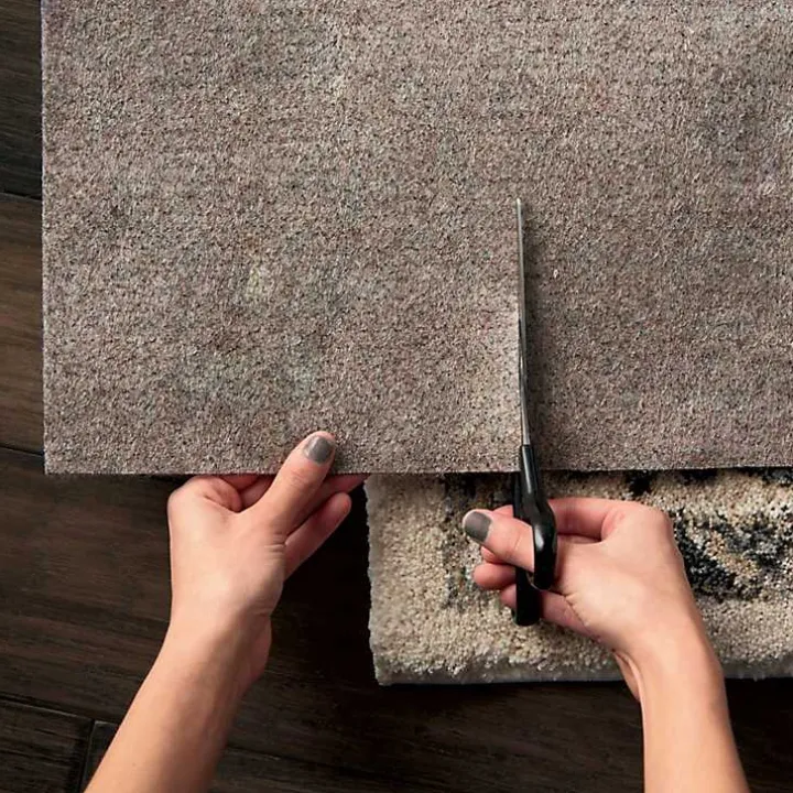 Gray Reversible Non-Slip Rug Pad, 6x8