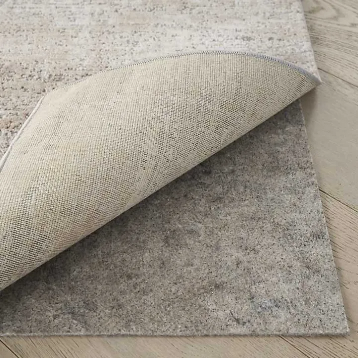 Gray Reversible Non-Slip Rug Pad, 5x8