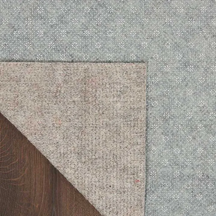 Gray Reversible Non-Slip Rug Pad, 5x8
