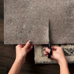 Gray Reversible Non-Slip Rug Pad, 5x8