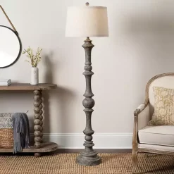 Gray Savannah Floor Lamp