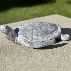 Gray Sea Turtle Outdoor Statue