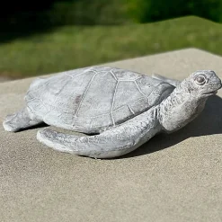 Gray Sea Turtle Outdoor Statue