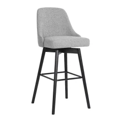 Gray Sicily Swivel Counter Stool