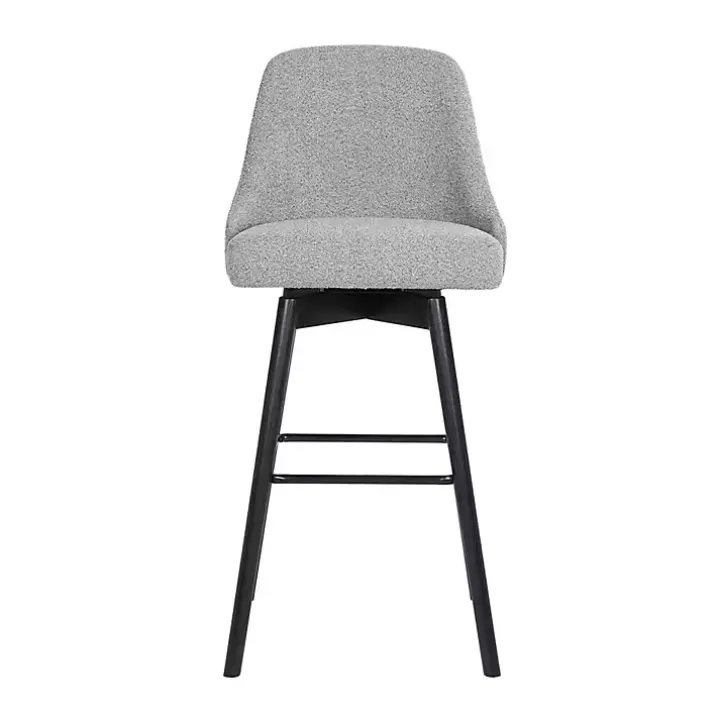 Gray Sicily Swivel Counter Stool
