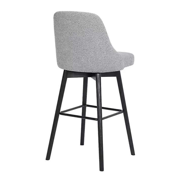 Gray Sicily Swivel Counter Stool