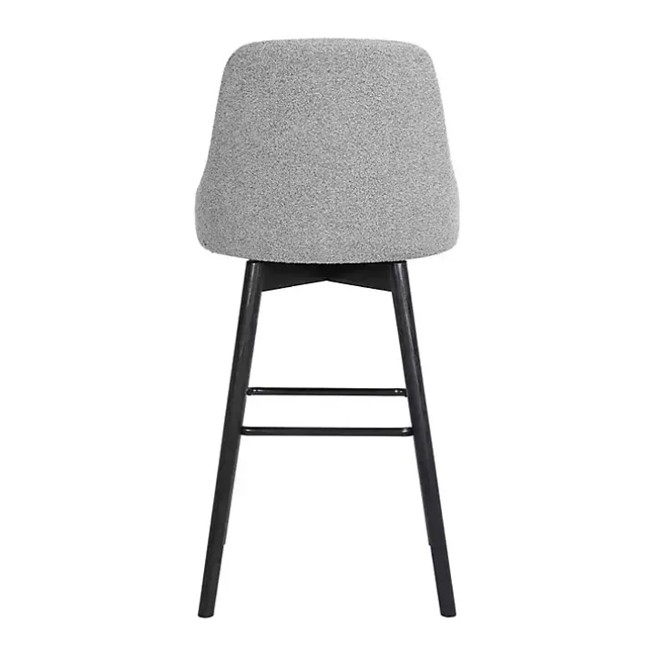Gray Sicily Swivel Counter Stool