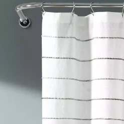 Gray Stripe Ombre Shower Curtain