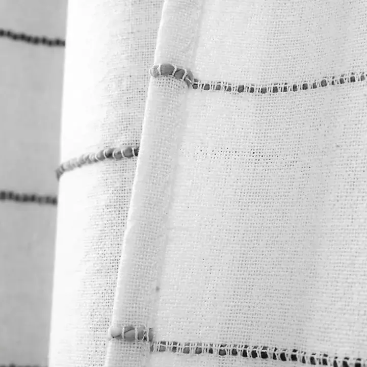 Gray Stripe Ombre Shower Curtain