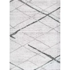 Gray Thigpen Diamond Area Rug, 8x10