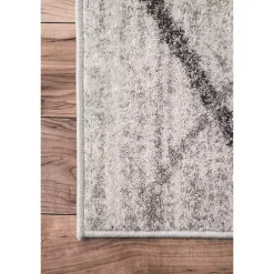 Gray Thigpen Diamond Area Rug, 8x10