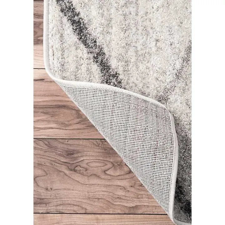Gray Thigpen Diamond Area Rug, 8x10