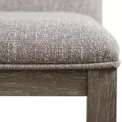 Gray Upholstered Bridgette Dining Chairs, Set of 2