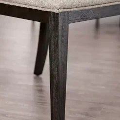 Gray Upholstered Erin Dining Chairs, Set of 2