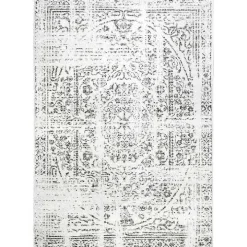 Gray Vintage Distressed Area Rug, 10x14