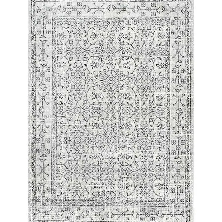 Gray Waddell Vintage Area Rug, 5x8