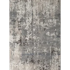 Gray Waters Abstract Area Rug, 5x7